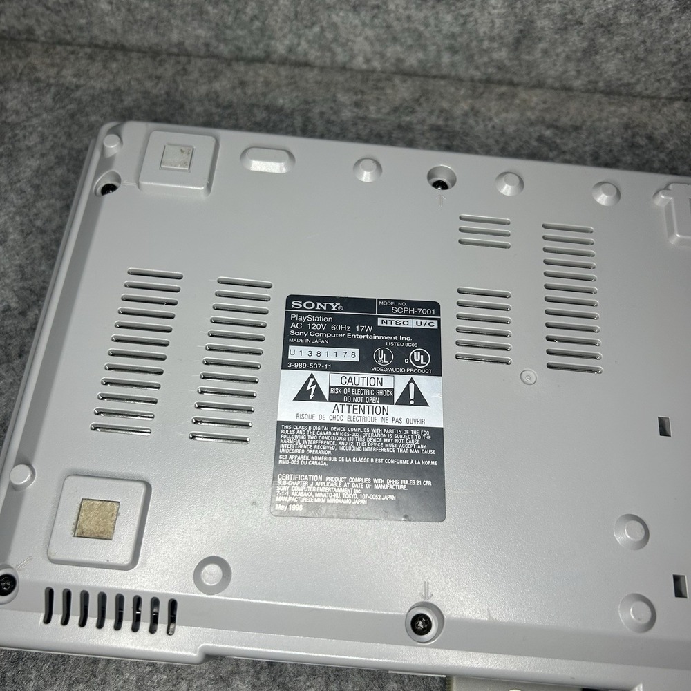 Ps1 Console Only Tested Working Memory Card Included - Picture 6 of 9